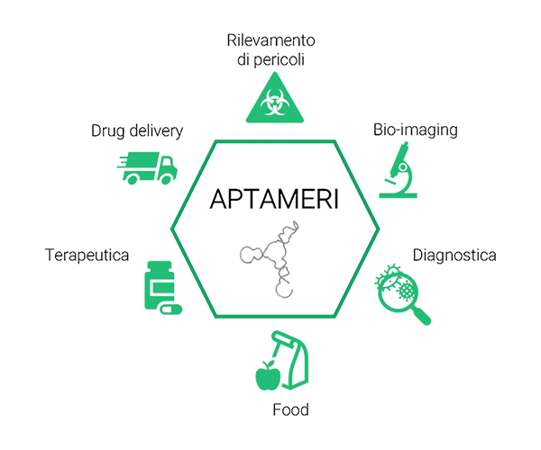 Aptameri schema applicazioni