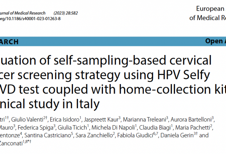 NEW CLINICAL STUDY ON HPV SELFY HAS BEEN PUBLISHED